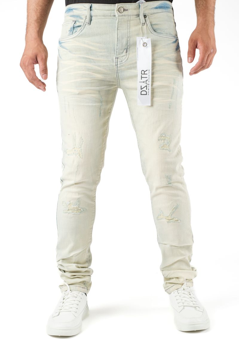 Disaster Super Stretch Denim - Slim Fit -Vanilla Ice 423