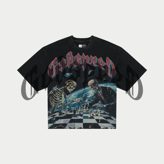 Godspeed Checkmate T-Shirt (Wash Black)