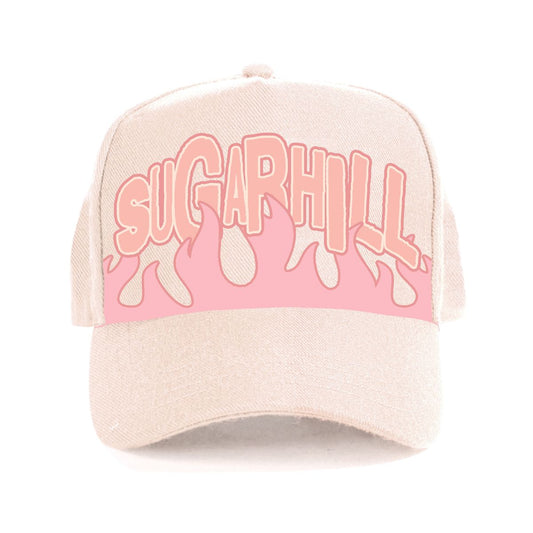 Sugarhill "HotBox " Snapback Cream Hat