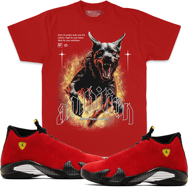 Million Dolla Motive Ambition - Red T-Shirts