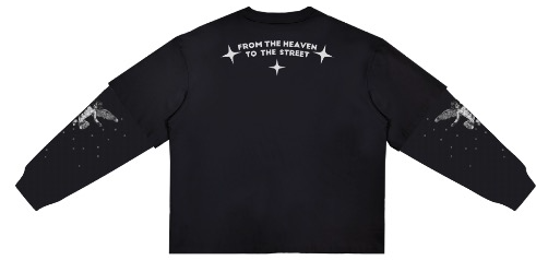 Roku Studio "FROM HEAVEN TO THE STREET BOXY LAYERED" LONG SLEEVE TEE