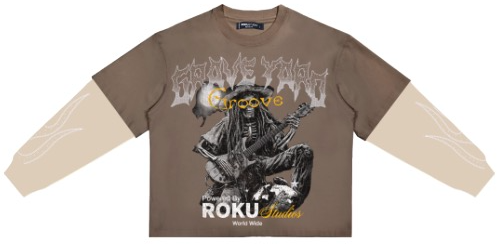 Roku Studio "GRAVE YARK BOXY LAYERED" LONG SLEEVE TEE