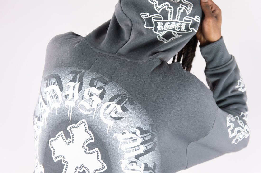 Rebel Minds Rebel Cross Grey Jogger Set