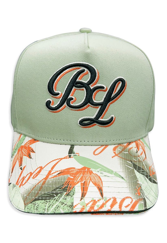 Blac Leaf Arrangement Hat