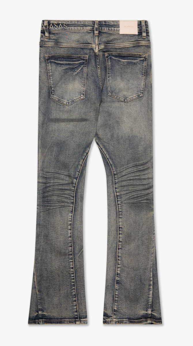 Valabasas " Fax "Flare Stacked Jeans