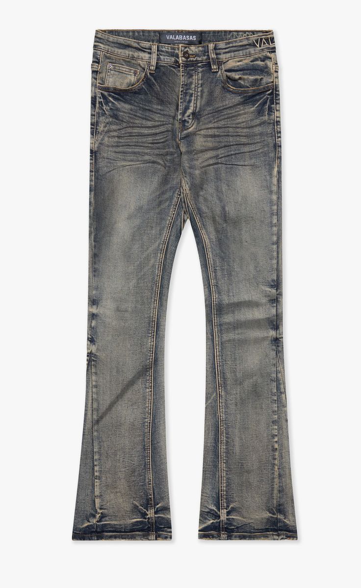 Valabasas " Fax "Flare Stacked Jeans