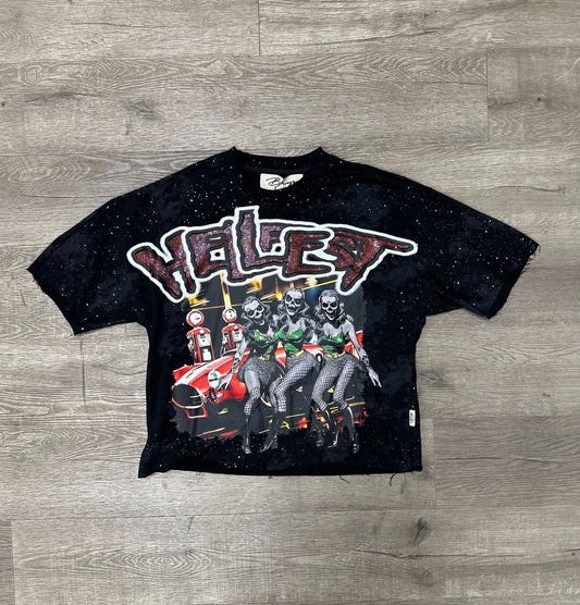 Bkys Hellfest Cropped Black T-Shirt