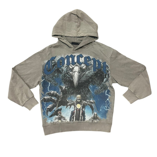Concept  "BLACKHAWK" HOODY - GRY WASH