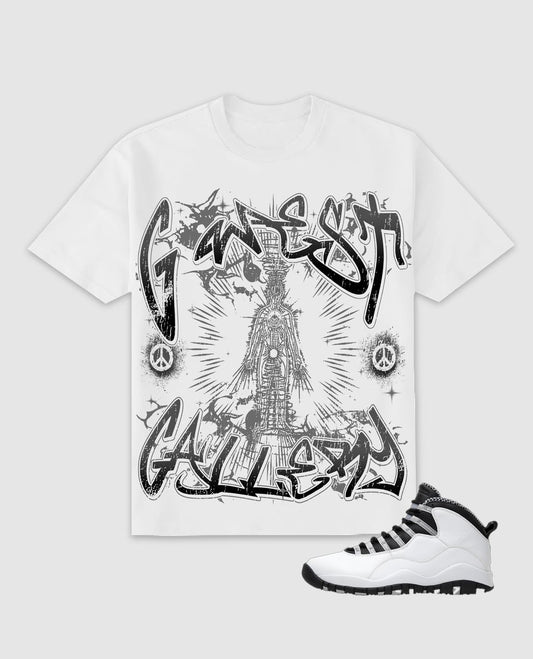 G WEST ENERGY UPRISING TEE WHITE/GREY/BLACK