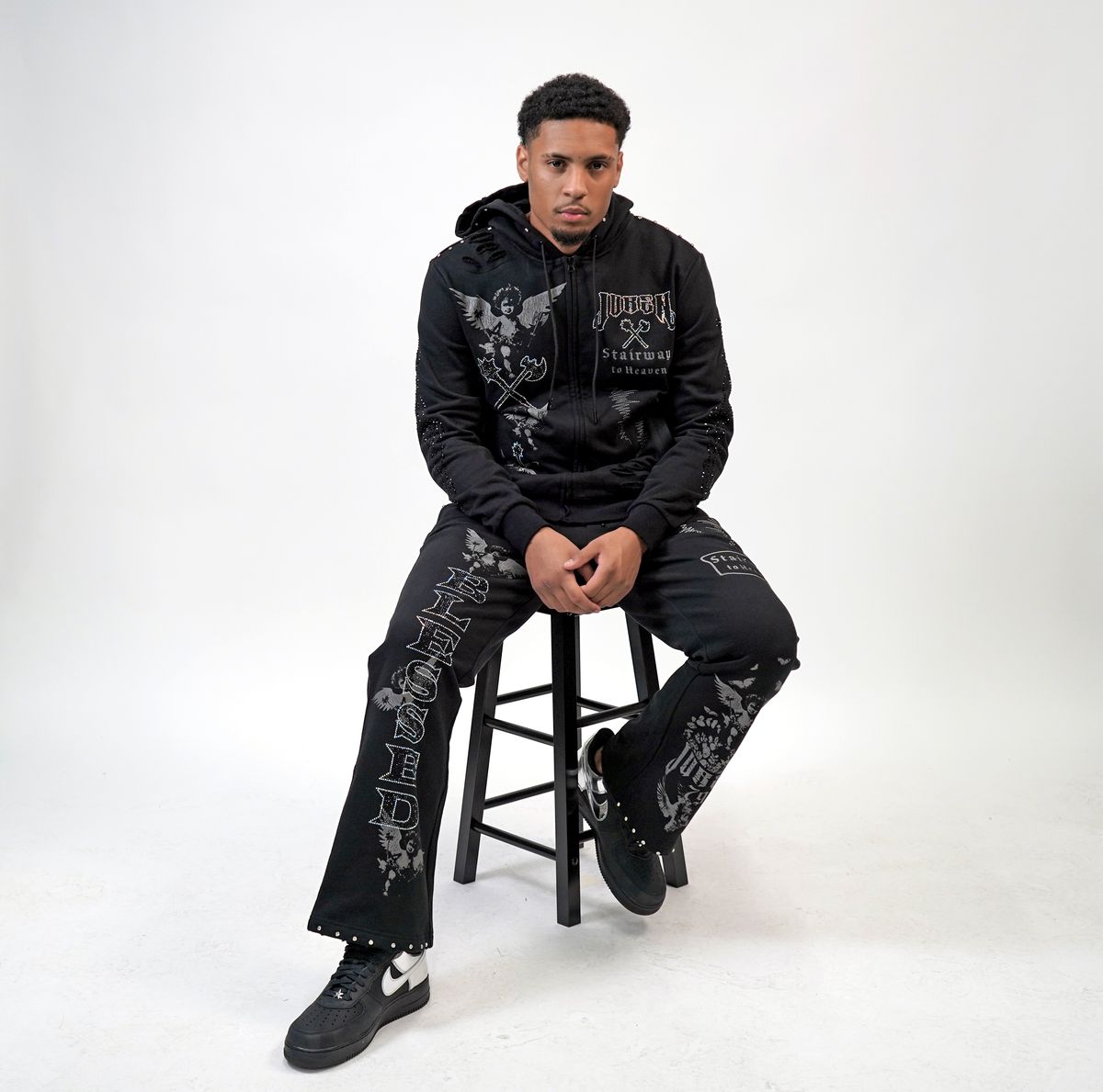 Juren Stairway To Heaven Black Jogger