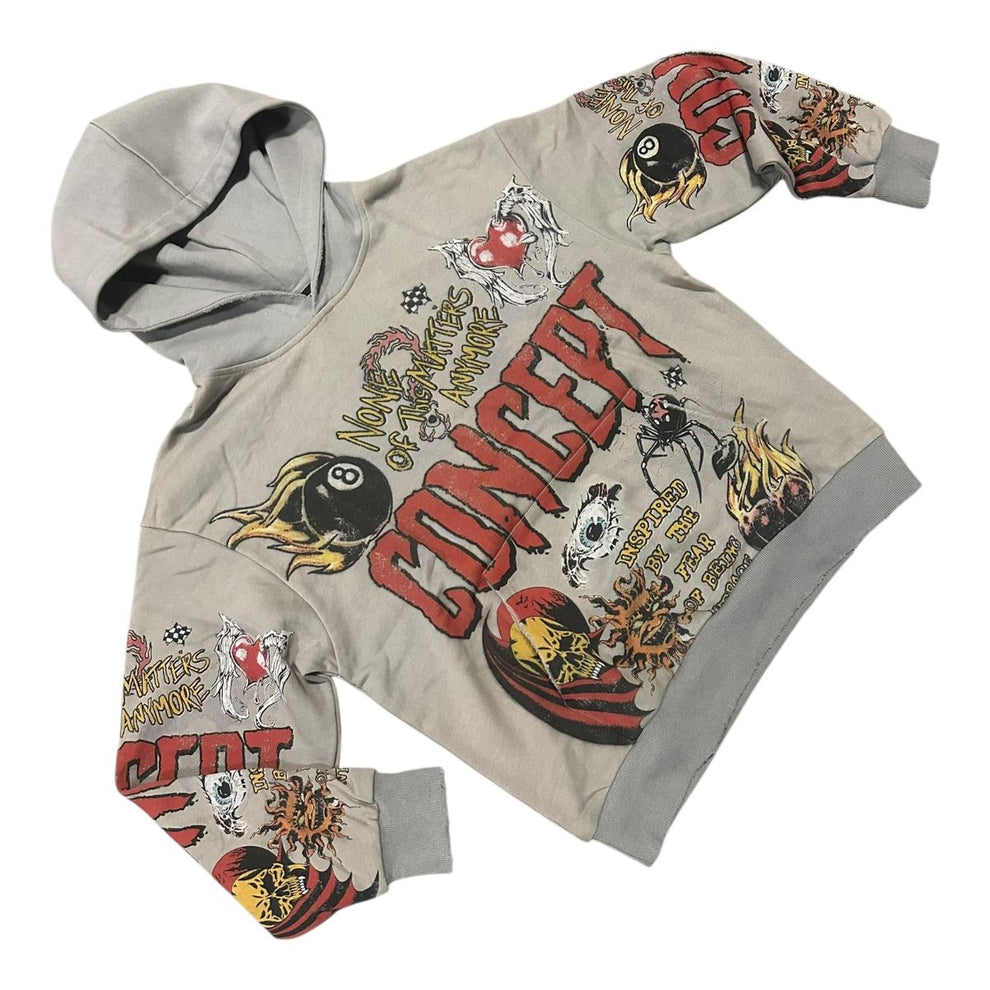 Concept "Graffiti" Grey Hoodie