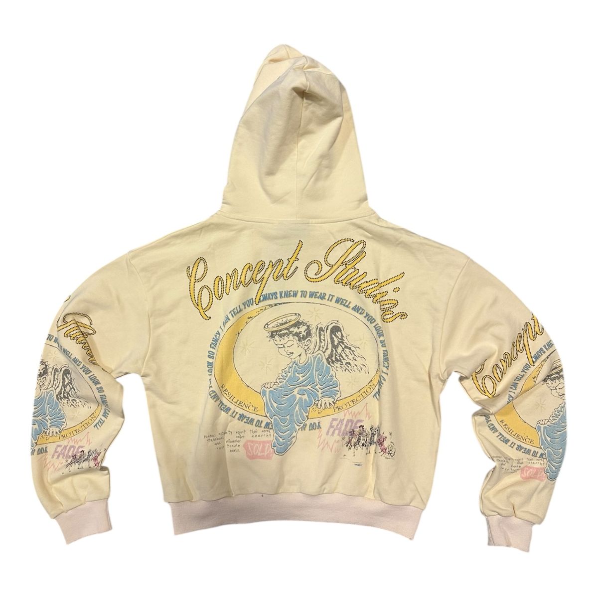 Concept  "Studio" Cream Hoodie