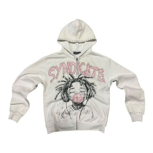 Syndicate "Youth" Hoodie White  Men's