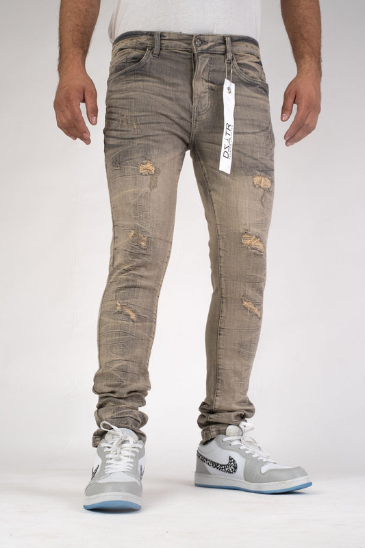 Disaster Super Stretch Denim - Slim Fit - Vintage Grey (439)