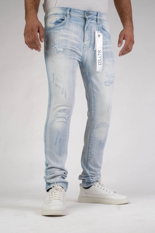 Disaster Super Stretch Denim - Slim Fit - Ice Blue (422)