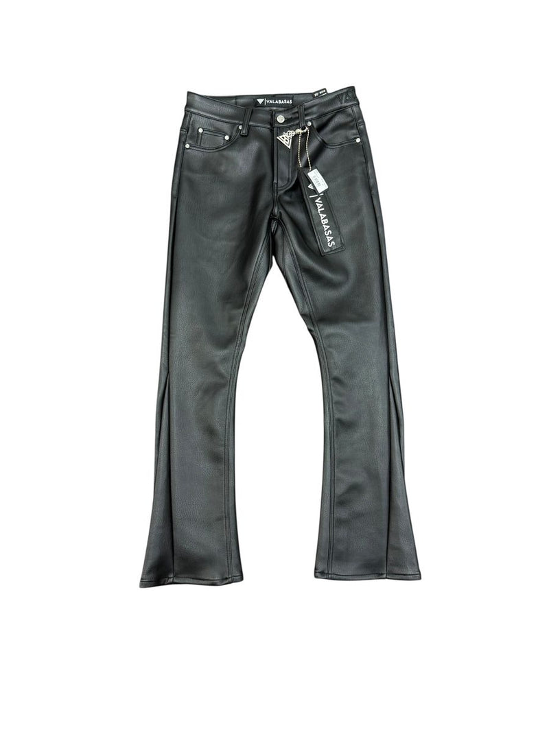 Valabasas Ducati Black Leather Flare Stacked