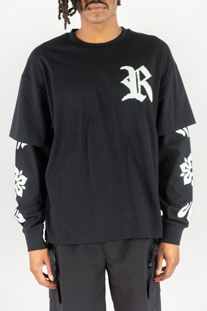 Rebel Minds Rebel Palms Black Long Sleeve