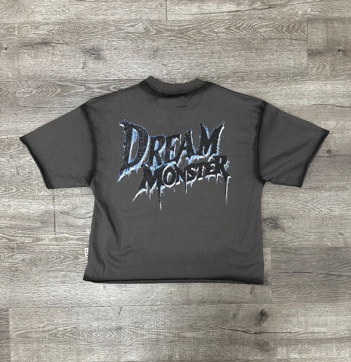 Bkys Dream Monster Grey Cropped T-Shirt