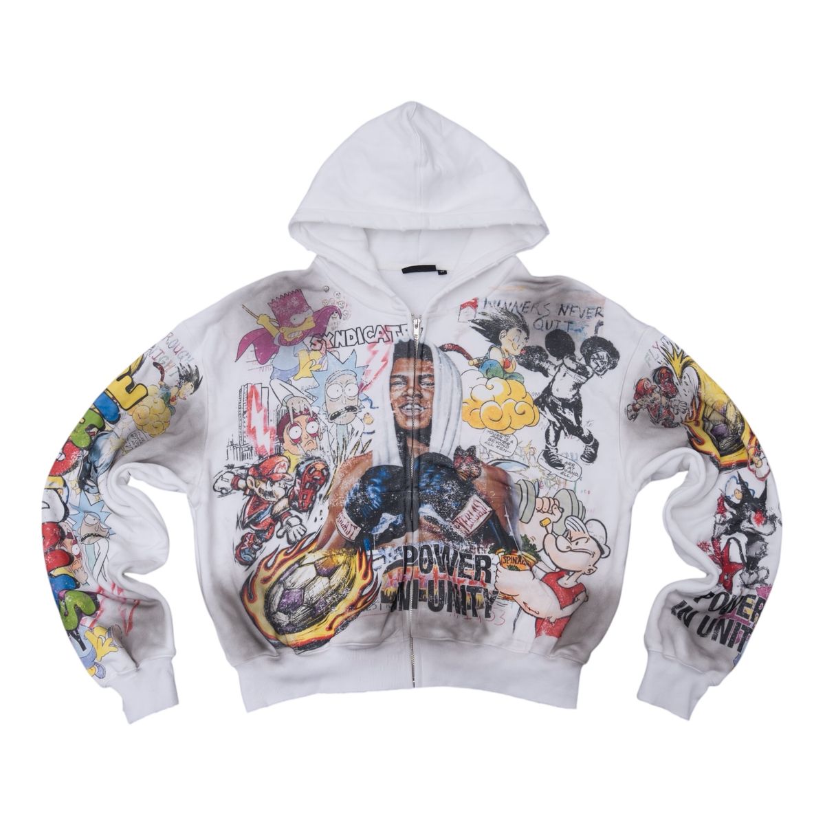 Syndicate " Unity" ZiP Up White Men's