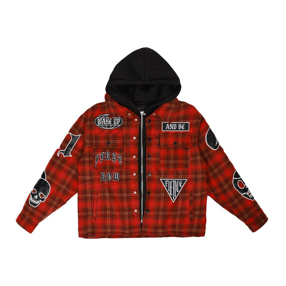First Row  WAKE UP AND BE FIERCE HOOD  JACKET