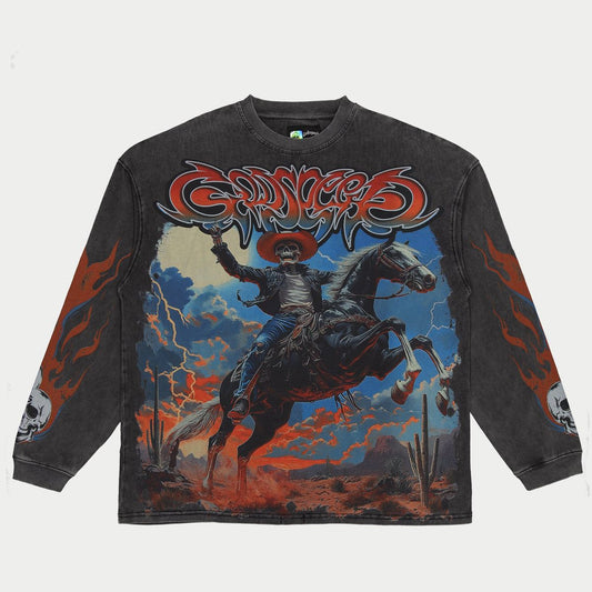Goodspeed " Best-Western-Grey-Wash" Long Sleeve