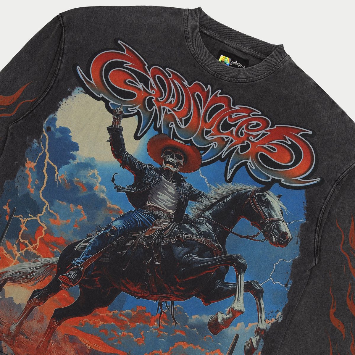 Goodspeed " Best-Western-Grey-Wash" Long Sleeve