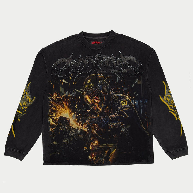 Goodspeed "Under-Construction-Black-Wash" Long Sleeve