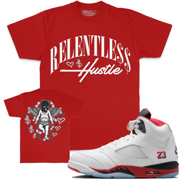 Million Dolla Motive ((Relentless Hustle - Red T-Shirts)
