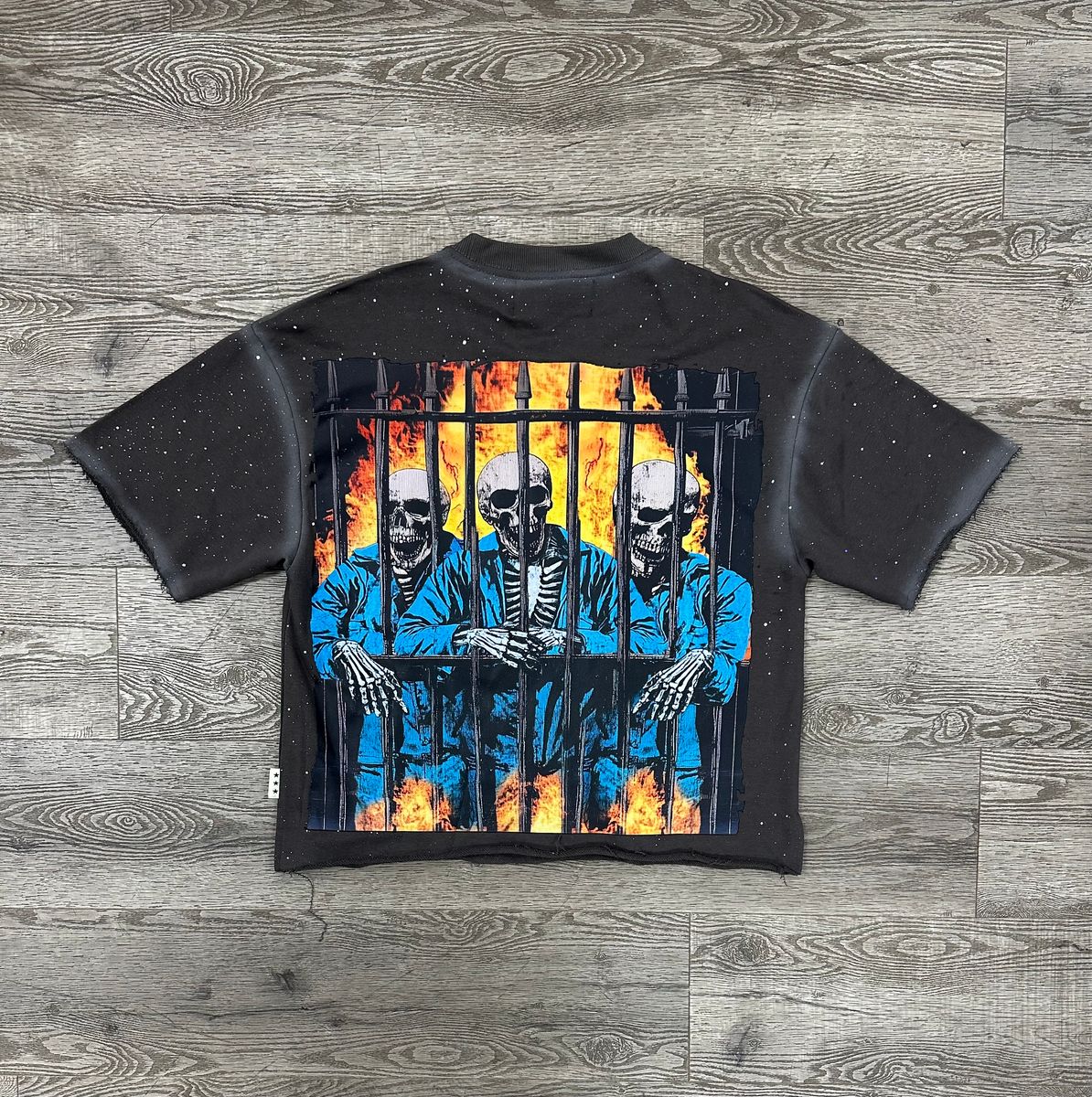 Bkys Get Lost  Charcoal Grey Cropped T-Shirt