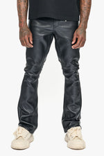 Valabasas Ducati Black Leather Flare Stacked