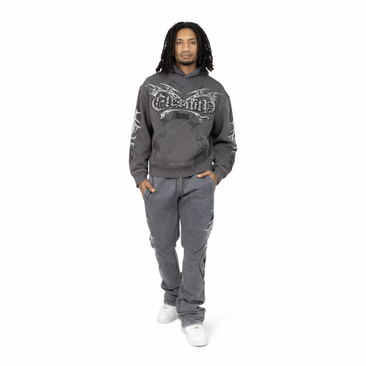 Smoke Rise Eternity Grey Pullover Jogger Set
