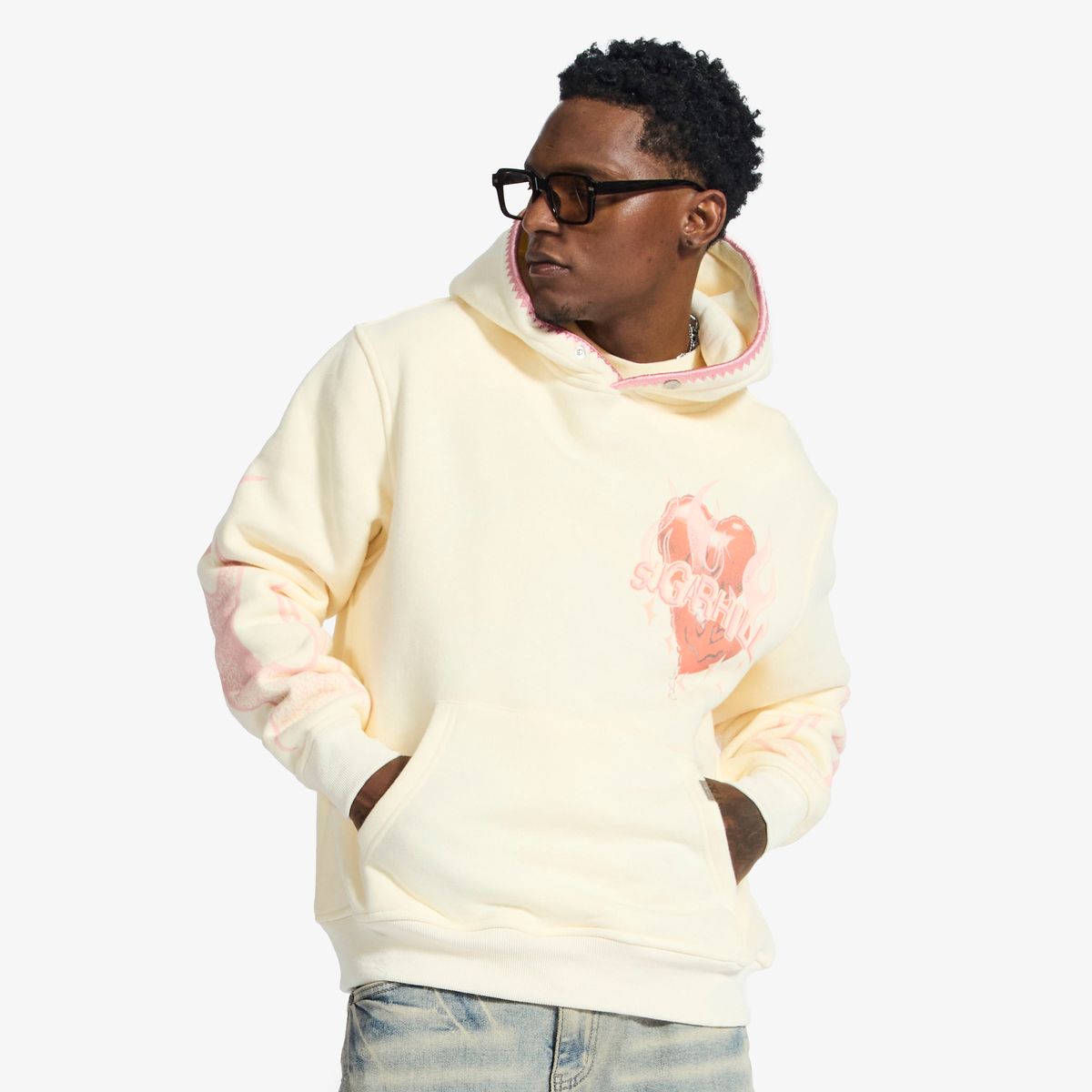Sugarhill "Disco Dreams " Cream Hoodie