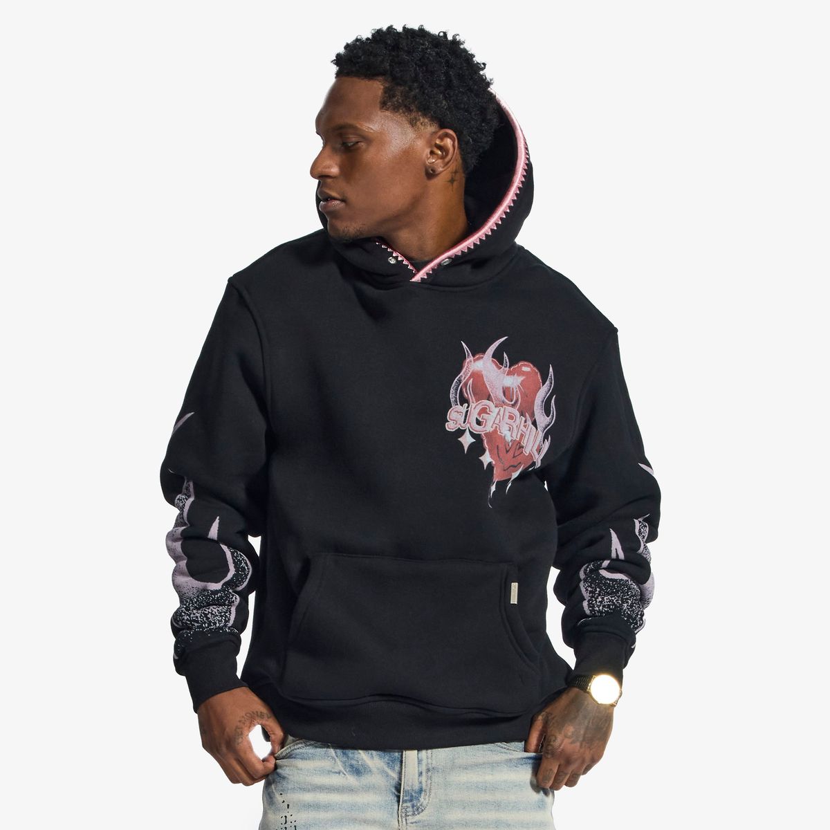 Sugarhill "Disco Dreams " Black Hoodie