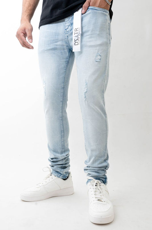 Disaster Super Stretch Denim - Slim Fit - Ice Blue  (441)