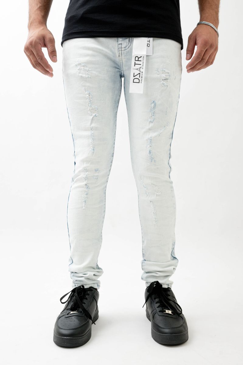 Disaster Super Stretch Denim - Slim Fit - Cloud Ice (455)