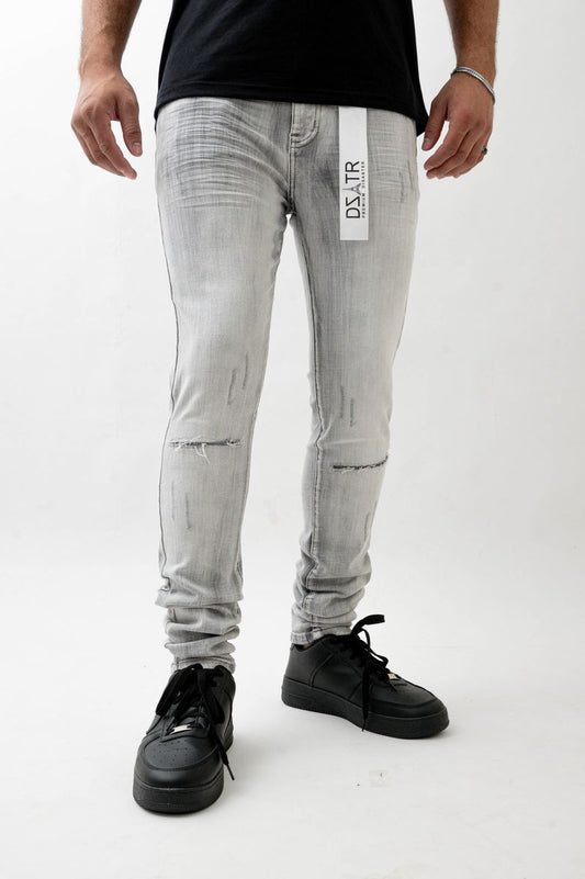Disaster Super Stretch Denim - Slim Fit - Grey Ice (551)