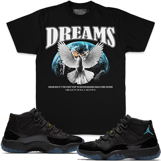 Million Dolla Motive (Dreams Dove - Black T-Shirts)