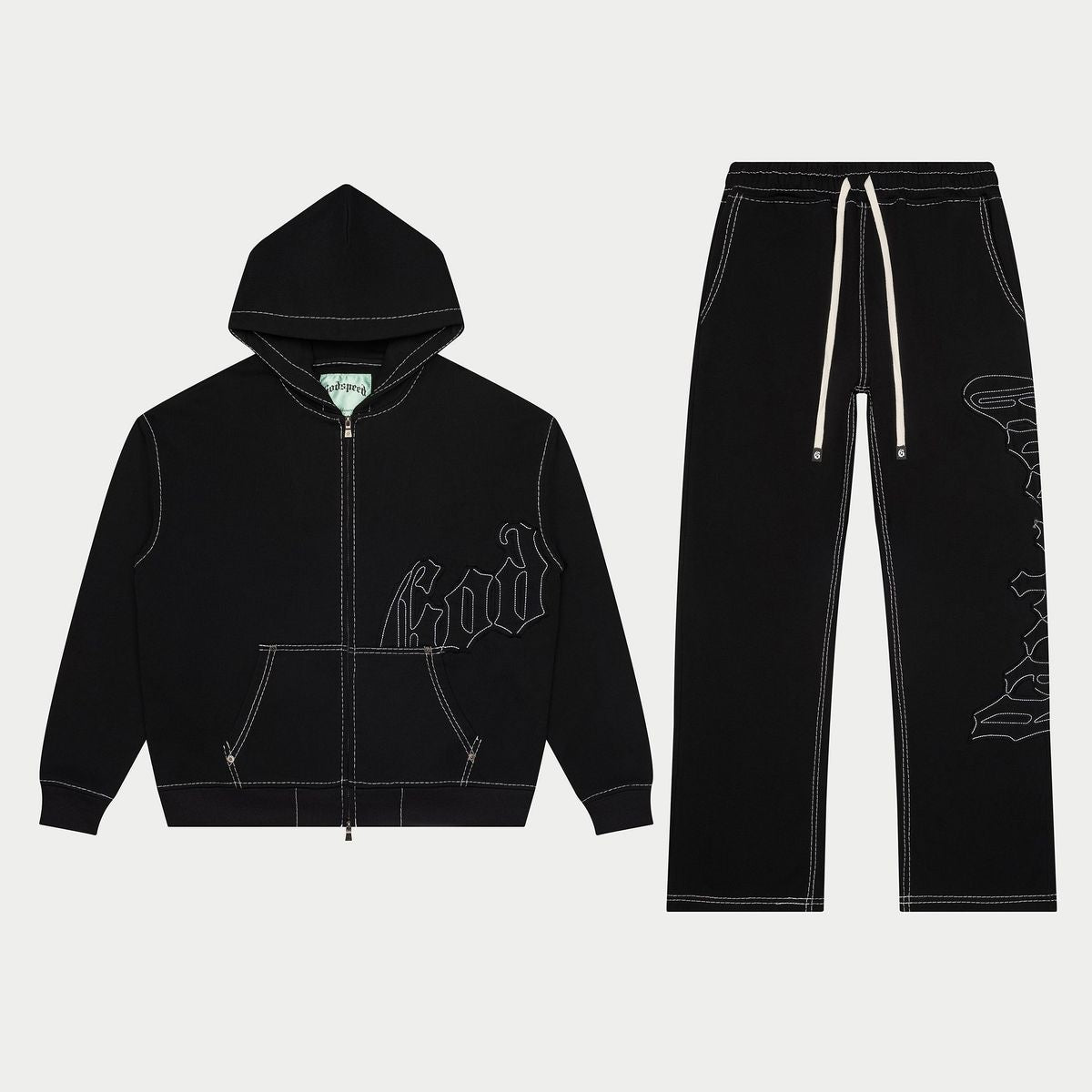 Godspeed "OG Logo Sweatsuit Stitched Black"