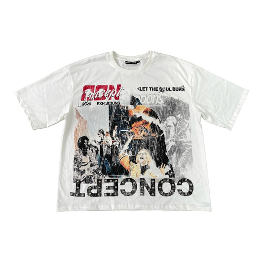 Concept  "Soul" Boxy Tee - White