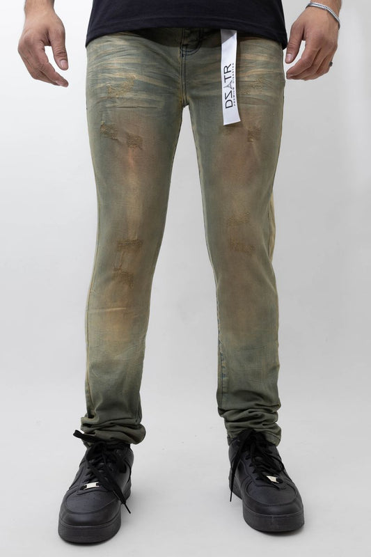 Disaster Super Stretch Denim - Slim Fit - Brown (471)