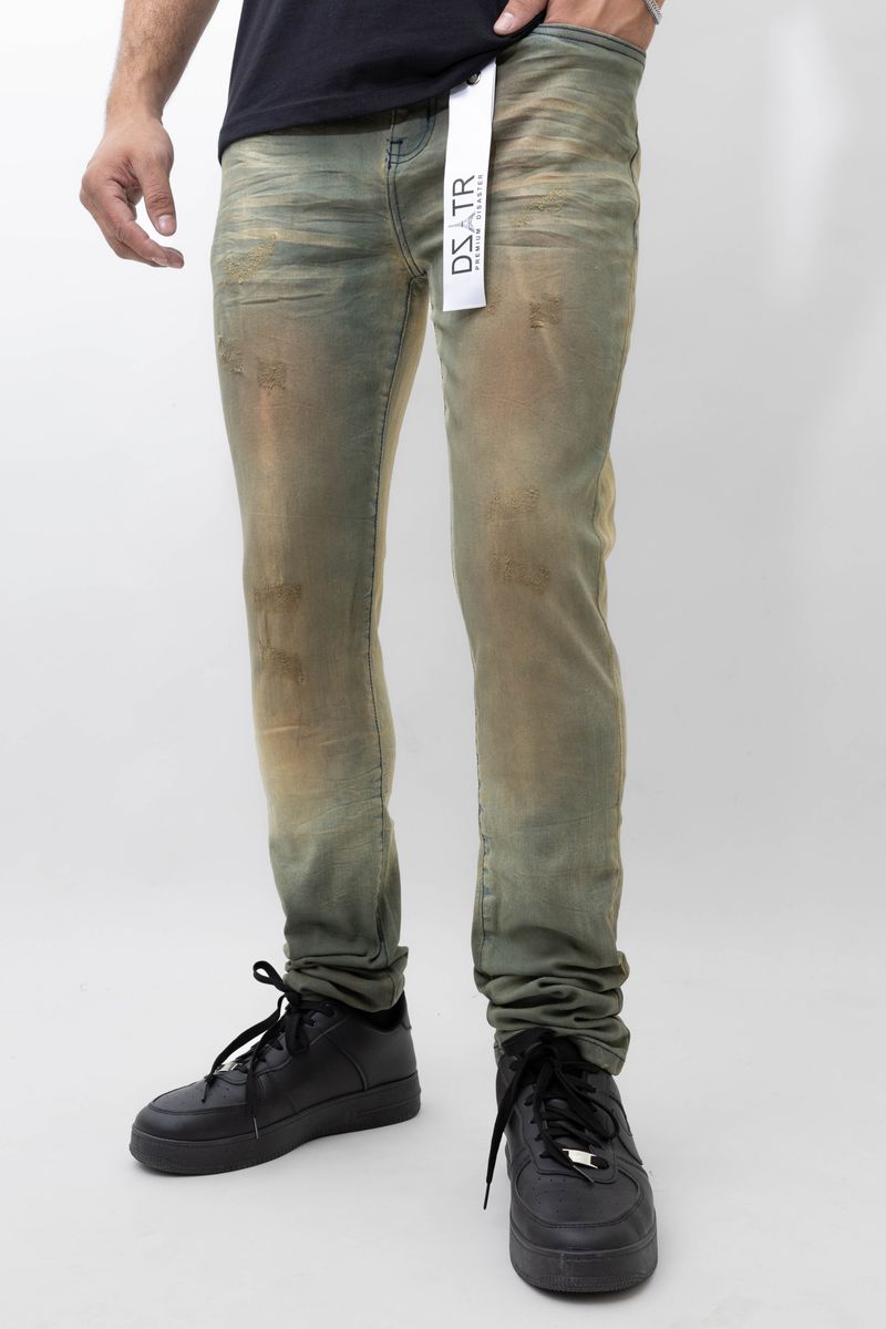 Disaster Super Stretch Denim - Slim Fit - Brown (471)