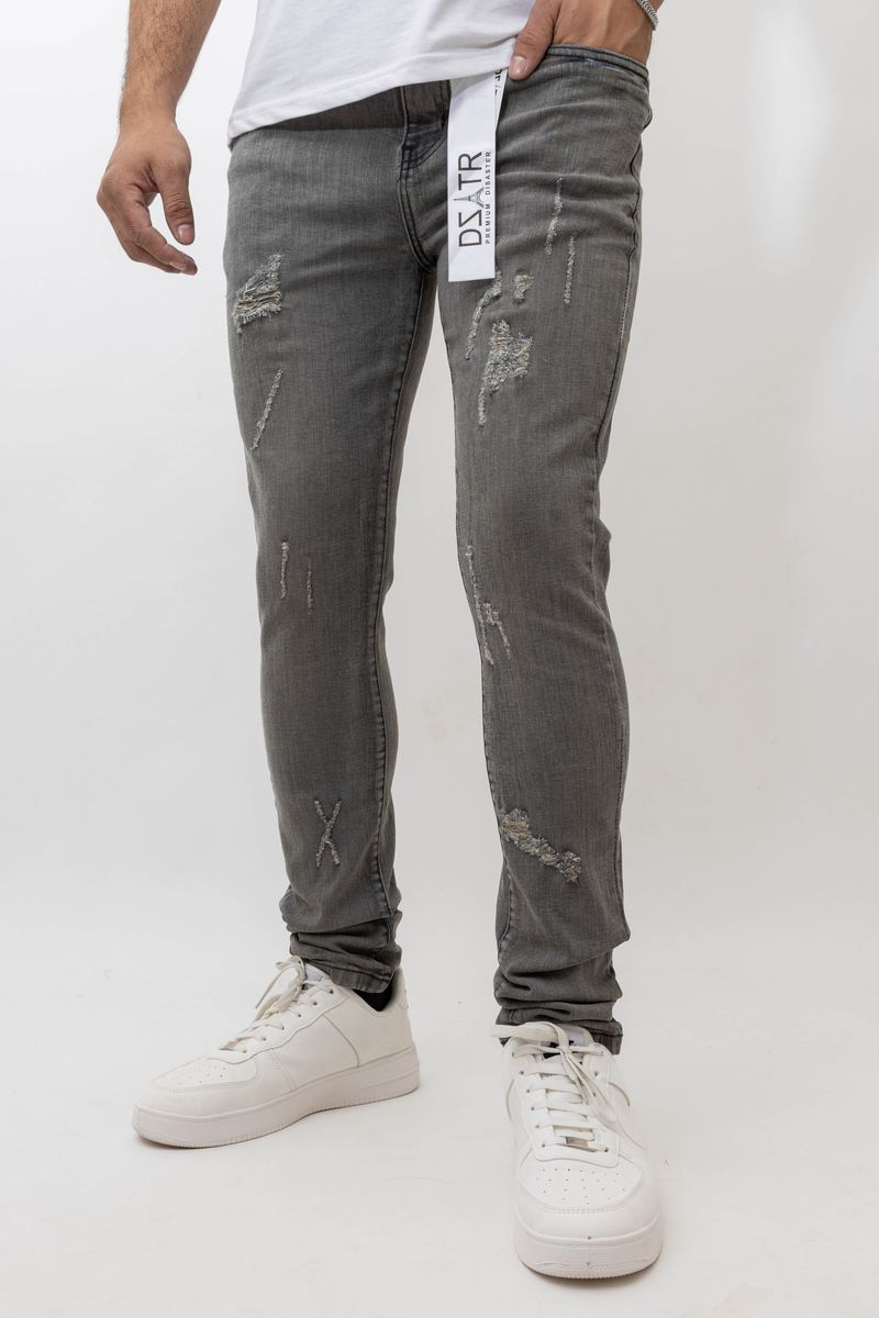 Disaster Super Stretch Denim - Slim Fit - Dirty Wash Grey (482)