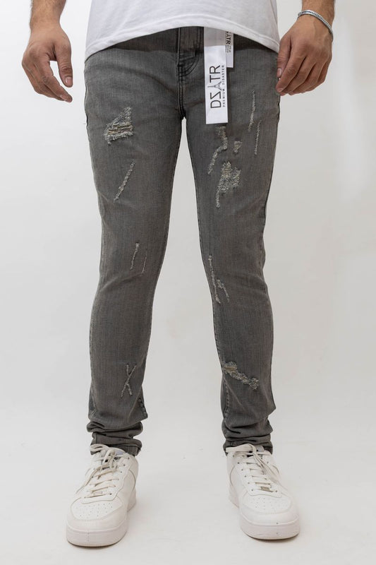 Disaster Super Stretch Denim - Slim Fit - Dirty Wash Grey (482)