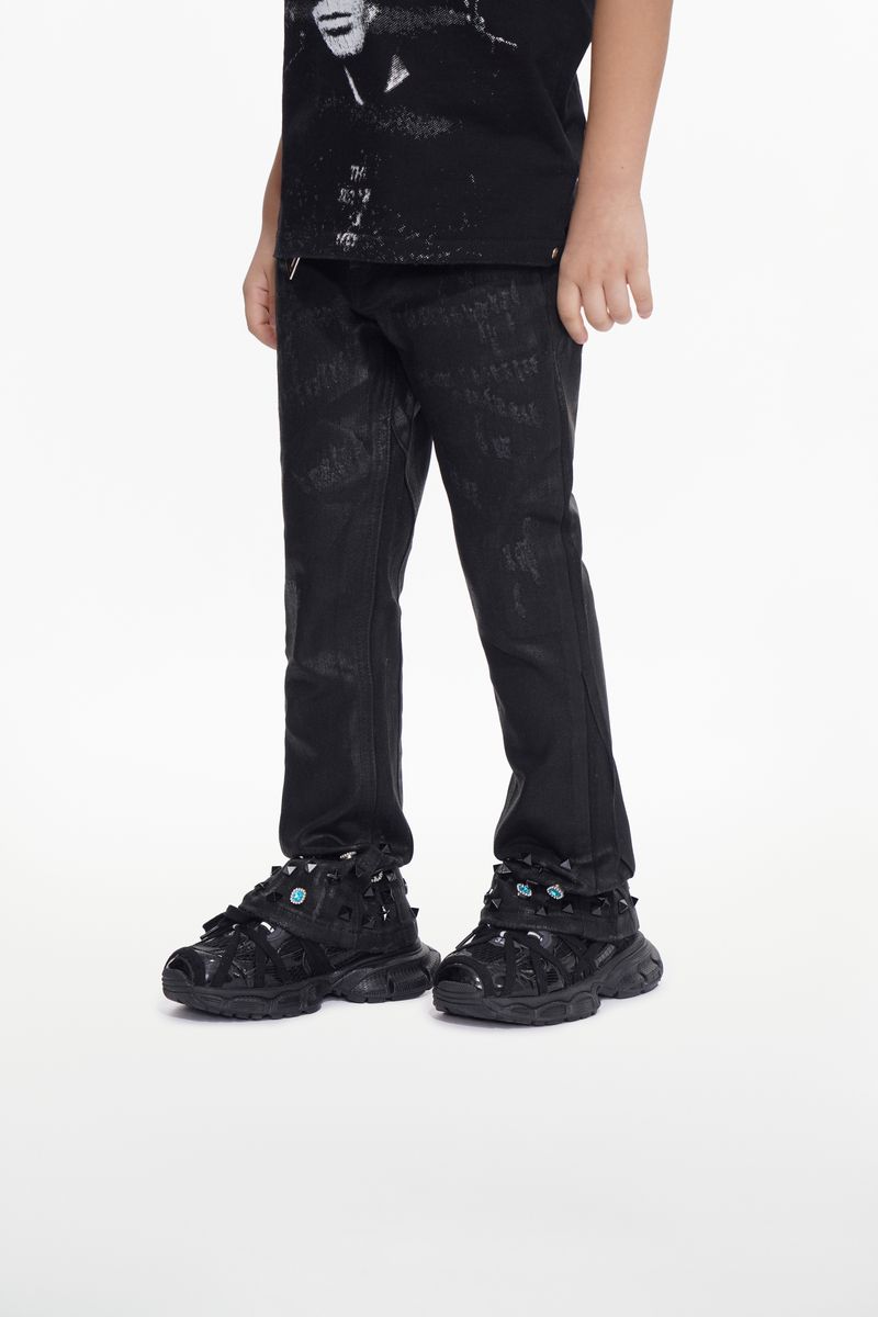 Valabasas Ion Wax Black Flare Stacked " Kids "