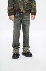 Valabasas Ion Wax Vintage Wash Flare Stacked " Kids "