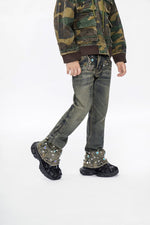 Valabasas Ion Wax Vintage Wash Flare Stacked " Kids "