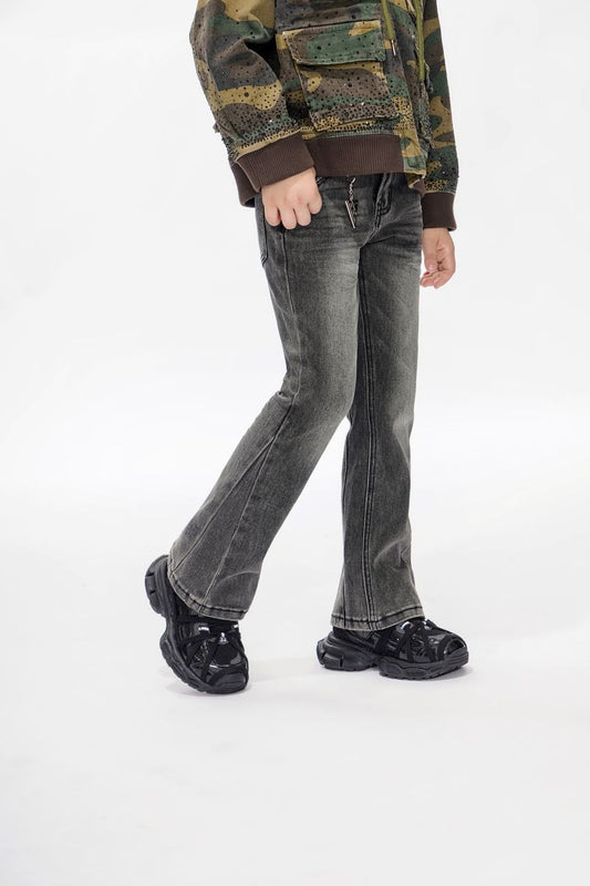 Valabasas Jr Grey Flare Stacked Jeans " Kids "