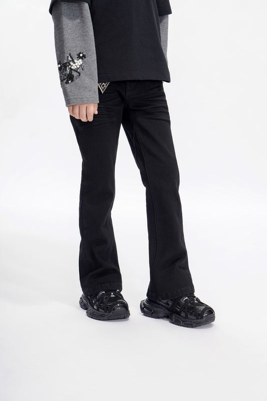 Valabasas Jr Black Flare Stacked Jeans " Kids "