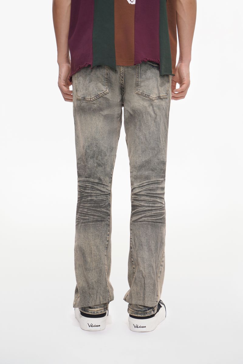 Valabasas " Fax "Flare Stacked Jeans