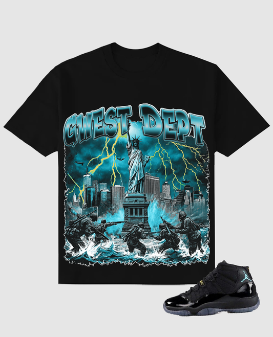 G West Liberty Storm Black T-Shirt